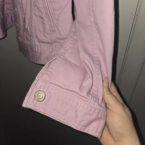 Talbots Light Lilac Pink Jean Jacket - Picture 5 of 9